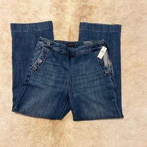 Talbots wide leg jean, worn maybe twice